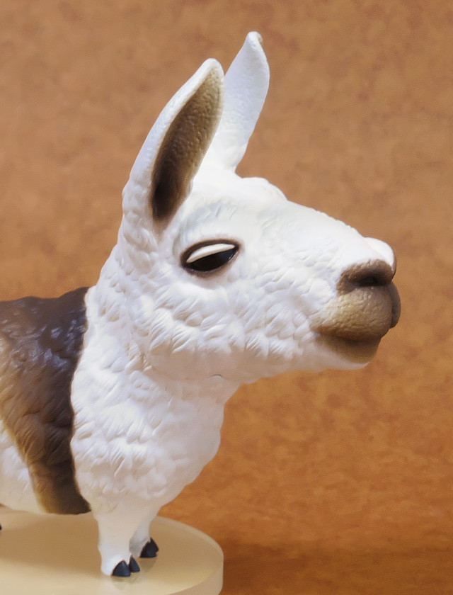 フィギュア頭部のアップ