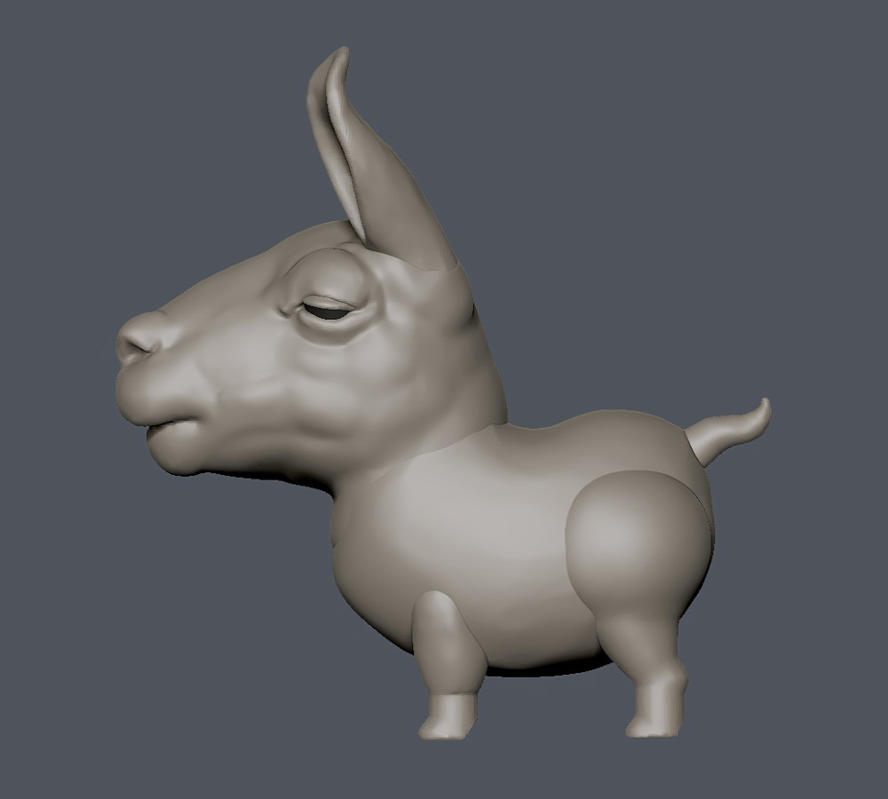 3Dモデリングの製作開始画像