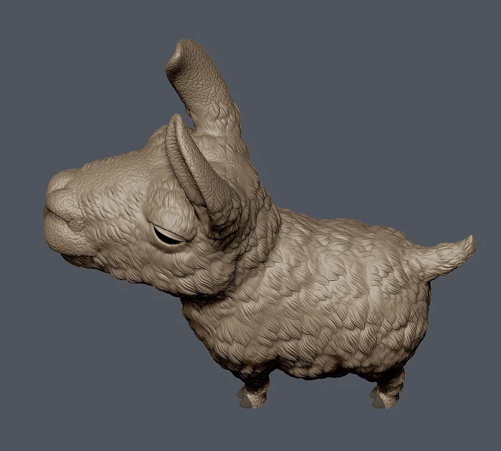 上面から見たフィギュアの画像